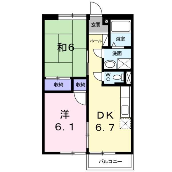 甲府市大里町のアパート