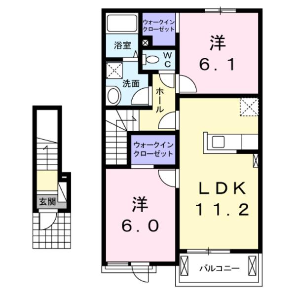 南アルプス市飯野のアパート