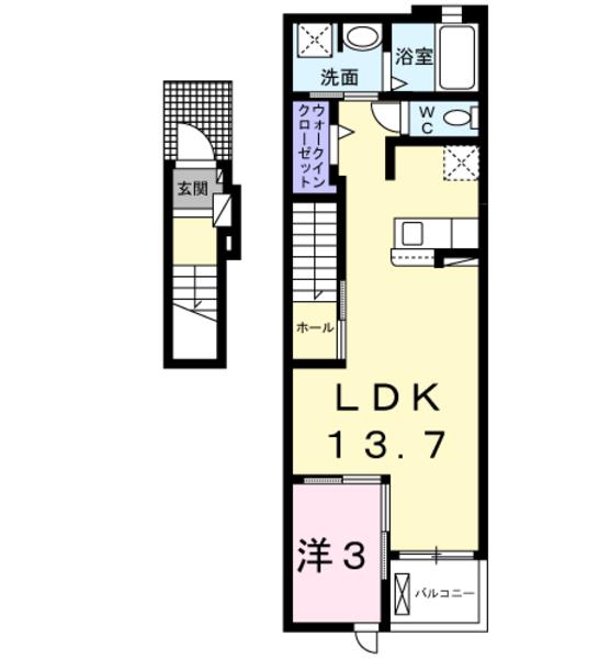 甲府市大里町のアパート