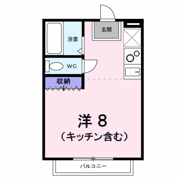 甲府市下飯田３丁目のアパート