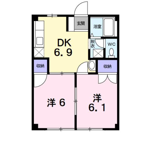 笛吹市石和町広瀬のアパート