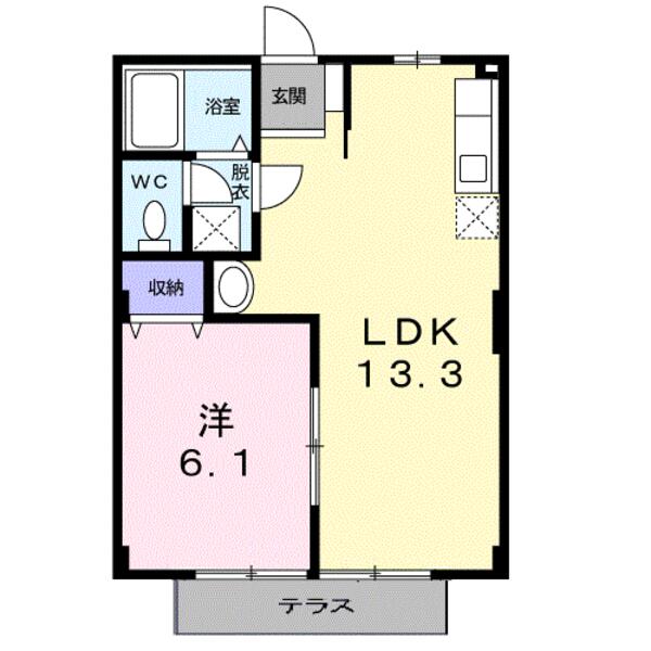山梨市小原西のアパート