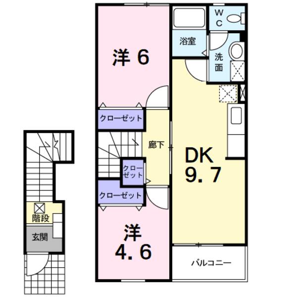 甲府市国母１丁目のアパート