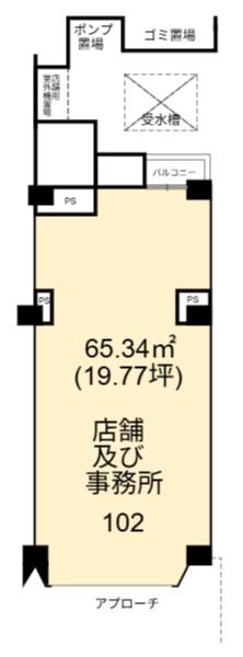 大阪市中央区上町１丁目の店舗（建物一部）
