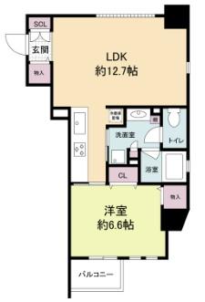 RIDGE北堀江（ルクレ北堀江）