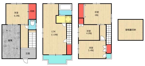 貸家3階建