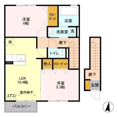 ディアコート駒生　Ｃ