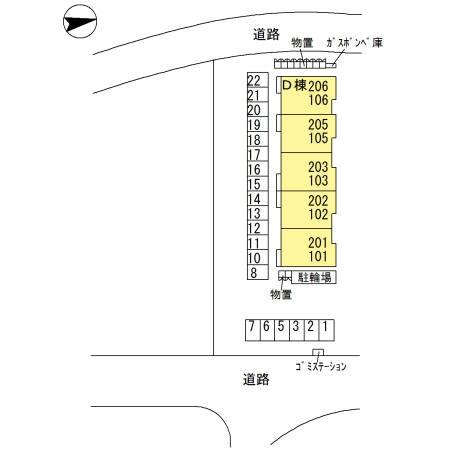 宇都宮市ゆいの杜１丁目のアパート
