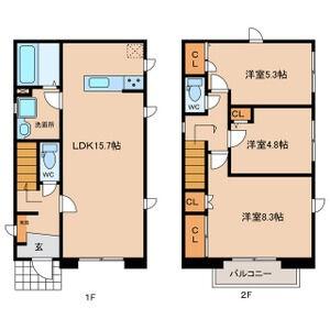 宇都宮市元今泉５丁目の貸家