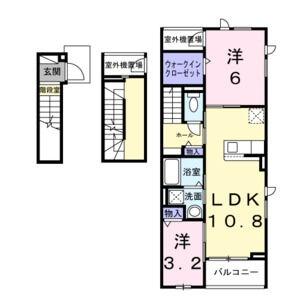 宇都宮市平松本町のアパート