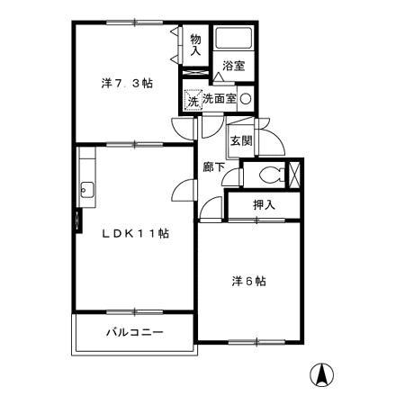 スカイプラザ宇梶　Ａ