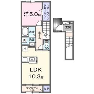 ロイヤル・鈴 H(間取り)