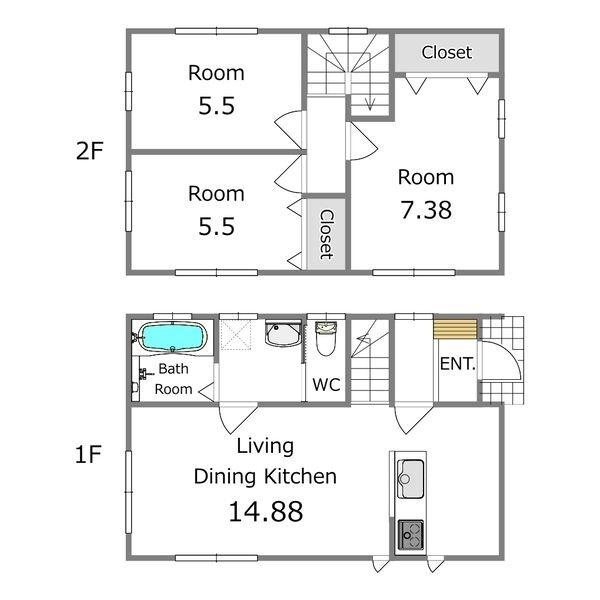 アーバンミニタウン(間取り)