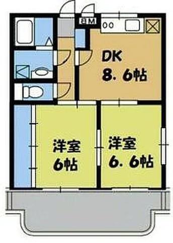 グランドハイツ関根II(間取り)