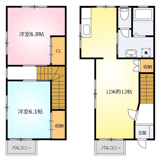 宇都宮市岩曽町のアパート