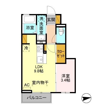 宇都宮市ゆいの杜５丁目のアパート