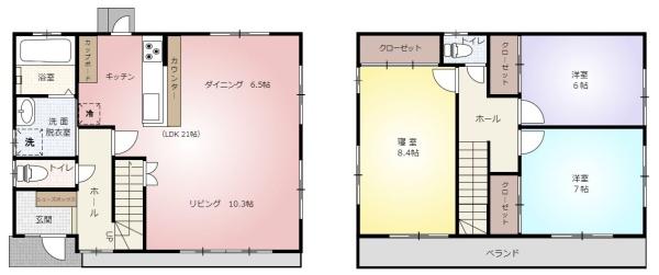 あかね通り貸家
