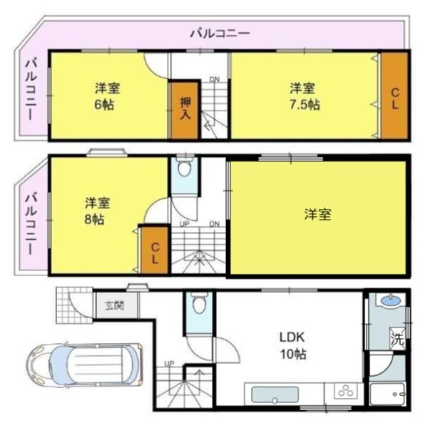 安立2丁目貸家