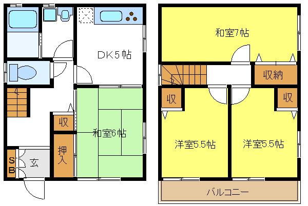 玉出西戸建借家