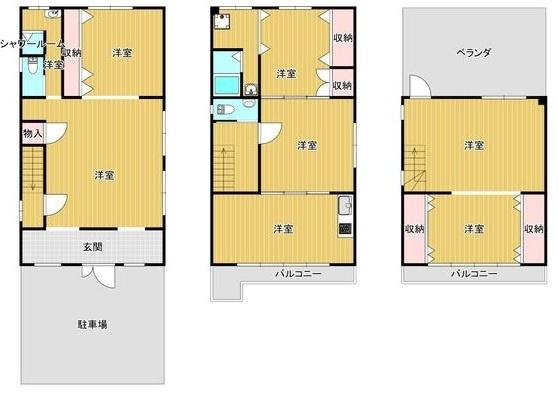 住之江区御崎8丁目3階戸建て