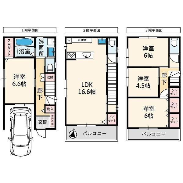 西成区天下茶屋戸建