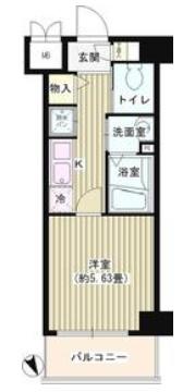 豊島区北大塚2丁目のマンション(間取り)