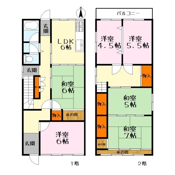 守山市吉身２丁目の貸家