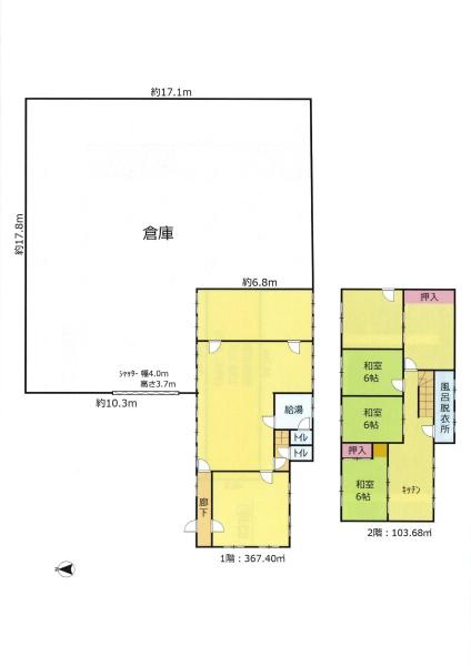 豊橋市大村町桜島　貸倉庫