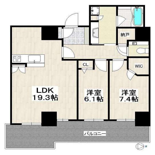 リュークスタワー イースト(間取り)
