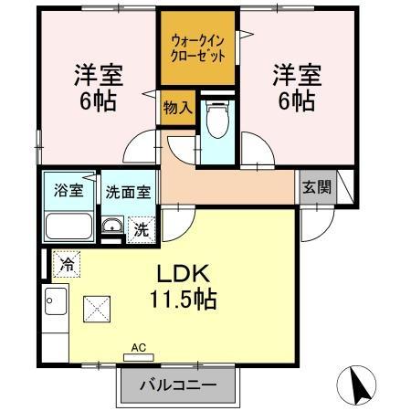 シャンメール　C棟