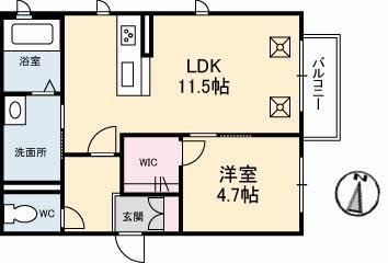 Posto 7号館(間取り)