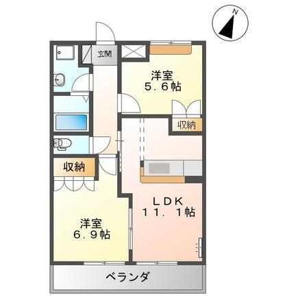 ハピネス・Ⅱ(間取り)
