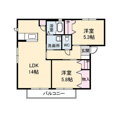 エレット　A棟