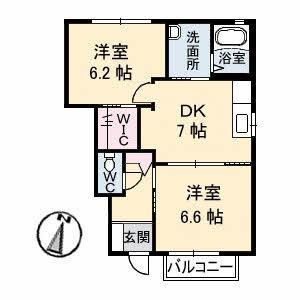 シャーメゾンJUNO　A棟