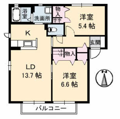 SQUARE35 D棟(間取り)