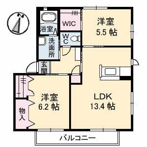 ナモワール A棟(間取り)