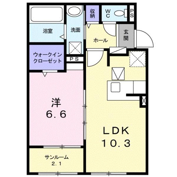 松江市東出雲町揖屋のアパート