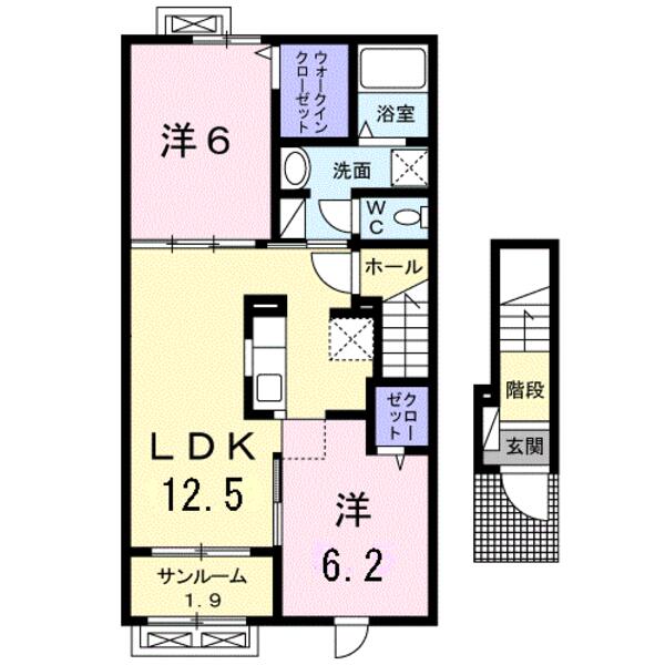 出雲市荻杼町のアパート