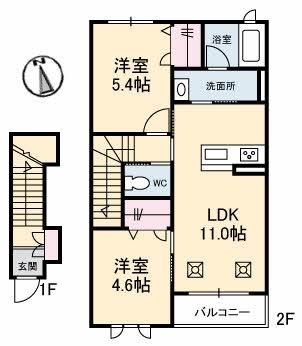 アトリエール(間取り)