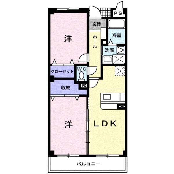 アヴニールヴィラ栂前B(間取り)