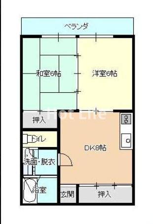 都城市妻ケ丘町のアパート