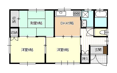都城市高木町の貸家
