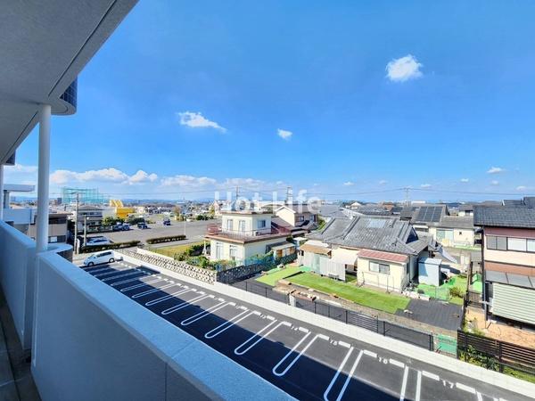 都城市若葉町のアパート