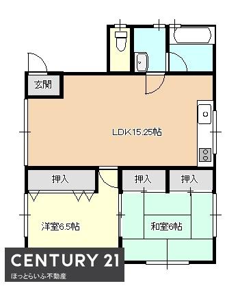 菖蒲原町2LDK　2F貸家