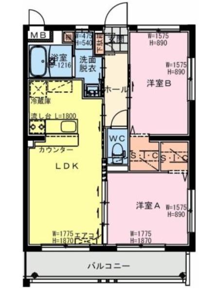 都城市年見町のマンション