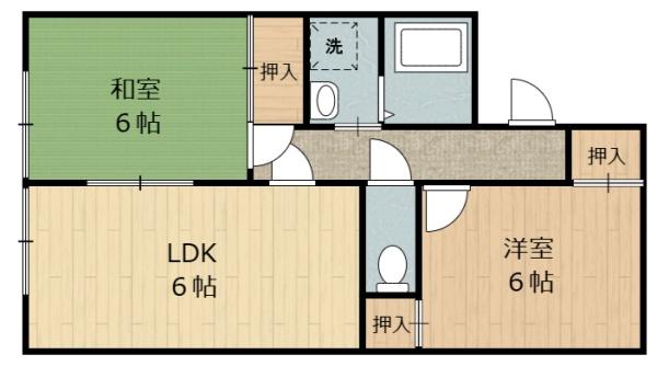 都城市平江町のアパート