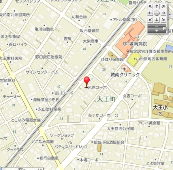 都城市大王町のアパート