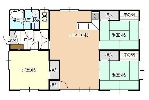 都城市都北町の貸家
