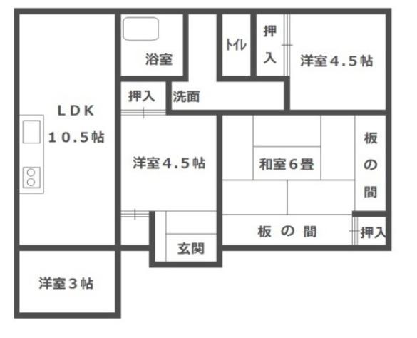 一万城永山貸家