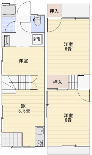 四宮2丁目連棟端住宅